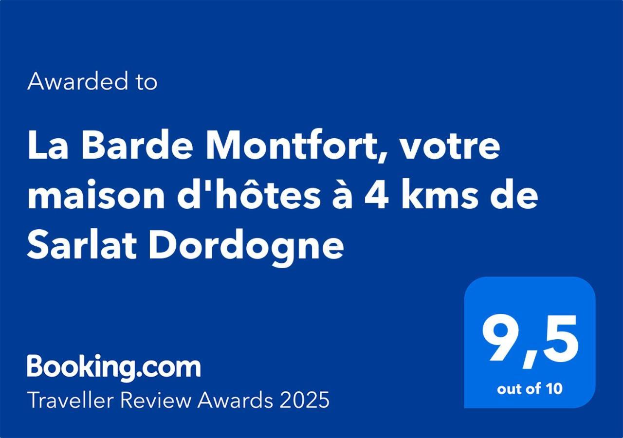 La Barde Montfort, Votre Maison D'Hotes A 4 Kms De Sarlat Dordogne Bed & Breakfast Vitrac  Exterior foto